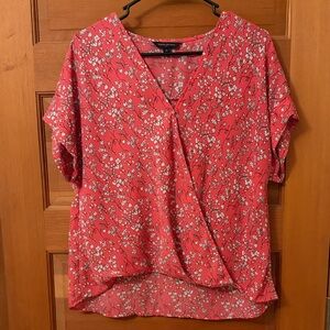 Banana Republic Pink Floral Blouse